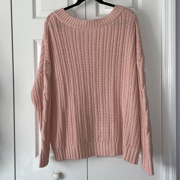 Oversized Pink Sweater - Picture 2 of 3